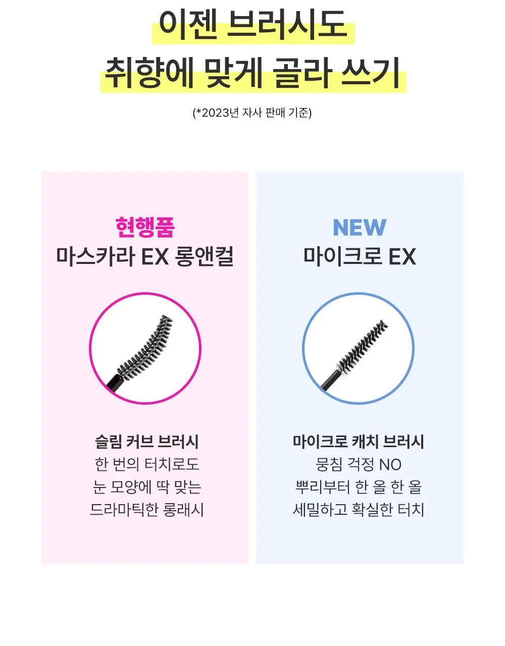 [초슬림]키스미 히로인메이크 마이크로 마스카라 EX (단품) 상세페이지 15